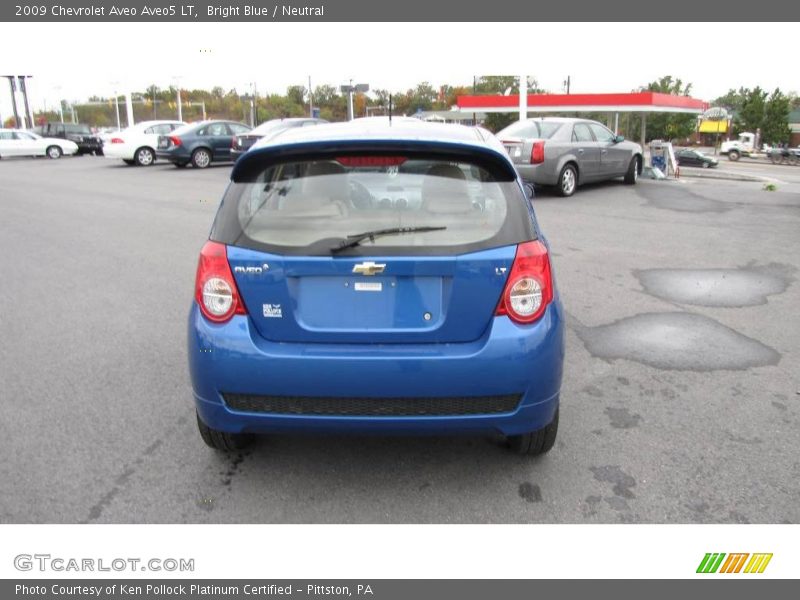 Bright Blue / Neutral 2009 Chevrolet Aveo Aveo5 LT