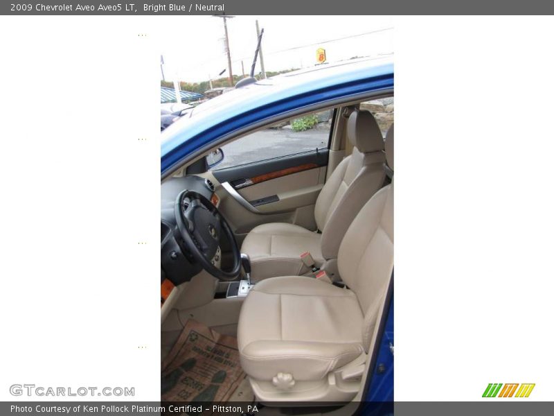 Bright Blue / Neutral 2009 Chevrolet Aveo Aveo5 LT