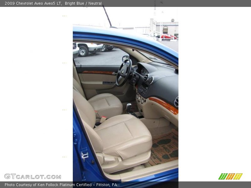 Bright Blue / Neutral 2009 Chevrolet Aveo Aveo5 LT