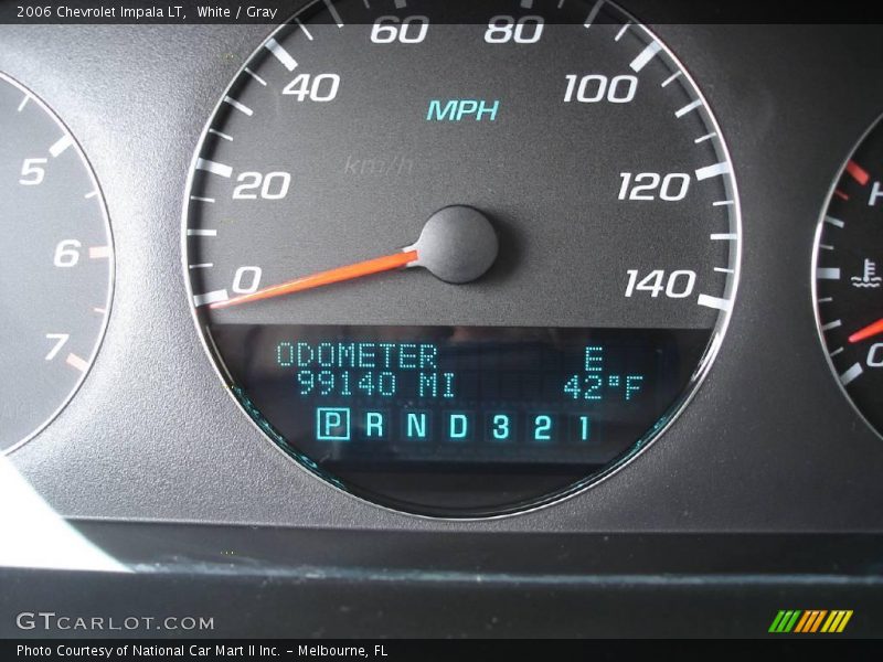 White / Gray 2006 Chevrolet Impala LT