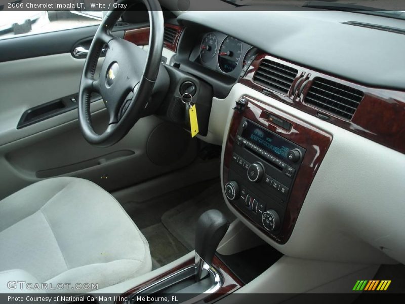 White / Gray 2006 Chevrolet Impala LT