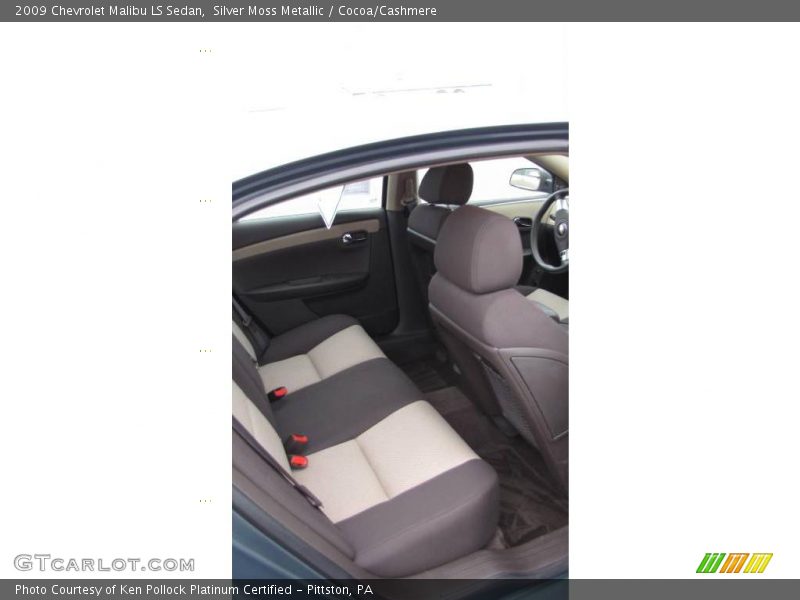 Silver Moss Metallic / Cocoa/Cashmere 2009 Chevrolet Malibu LS Sedan
