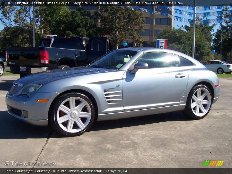 Sapphire Silver Blue Metallic / Dark Slate Grey/Medium Slate Grey 2005 Chrysler Crossfire Limited Coupe