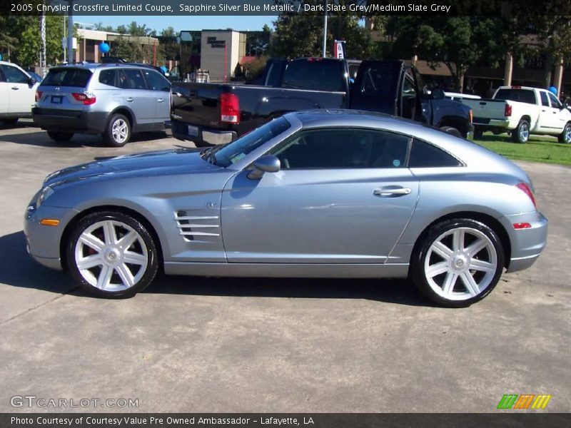 Sapphire Silver Blue Metallic / Dark Slate Grey/Medium Slate Grey 2005 Chrysler Crossfire Limited Coupe