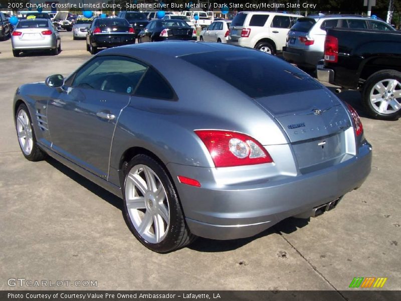 Sapphire Silver Blue Metallic / Dark Slate Grey/Medium Slate Grey 2005 Chrysler Crossfire Limited Coupe
