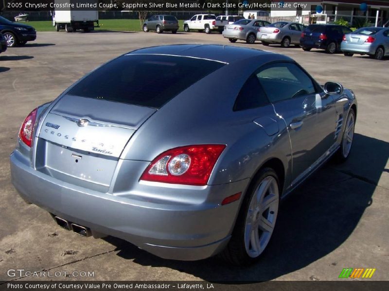 Sapphire Silver Blue Metallic / Dark Slate Grey/Medium Slate Grey 2005 Chrysler Crossfire Limited Coupe