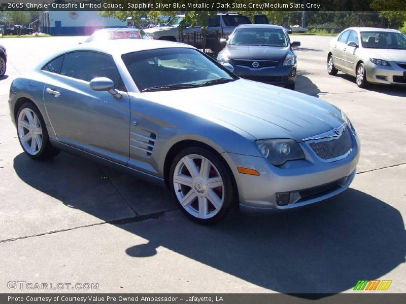 Sapphire Silver Blue Metallic / Dark Slate Grey/Medium Slate Grey 2005 Chrysler Crossfire Limited Coupe