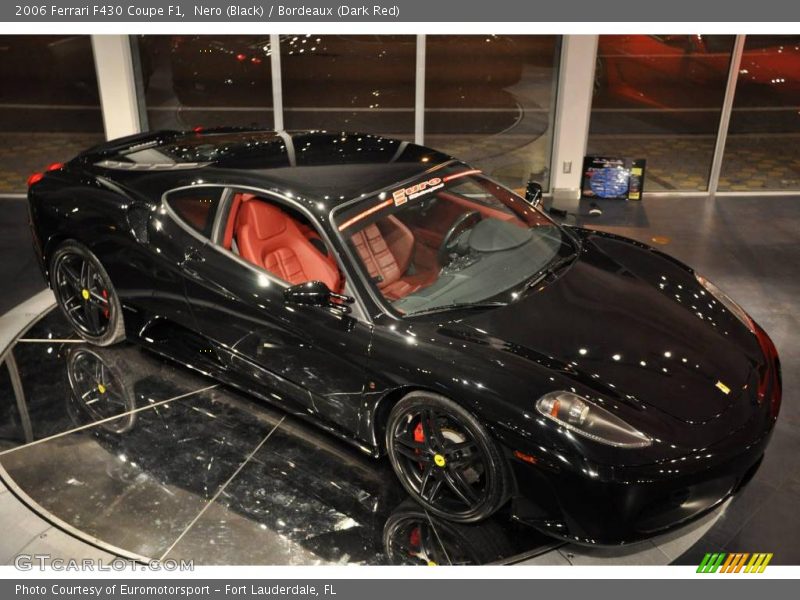Nero (Black) / Bordeaux (Dark Red) 2006 Ferrari F430 Coupe F1