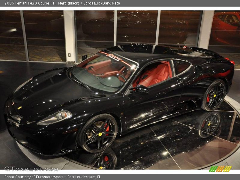 Nero (Black) / Bordeaux (Dark Red) 2006 Ferrari F430 Coupe F1