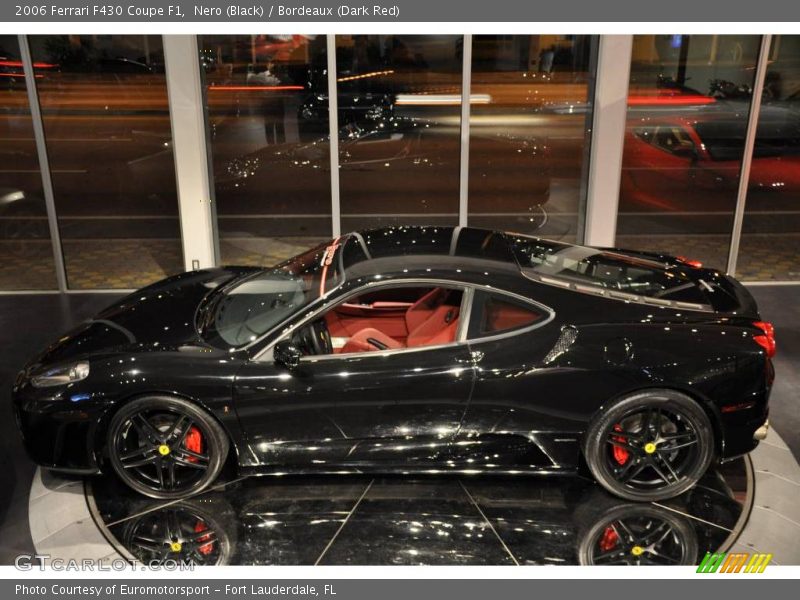 Nero (Black) / Bordeaux (Dark Red) 2006 Ferrari F430 Coupe F1
