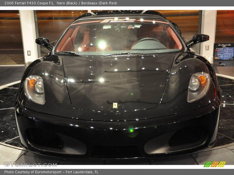 Nero (Black) / Bordeaux (Dark Red) 2006 Ferrari F430 Coupe F1