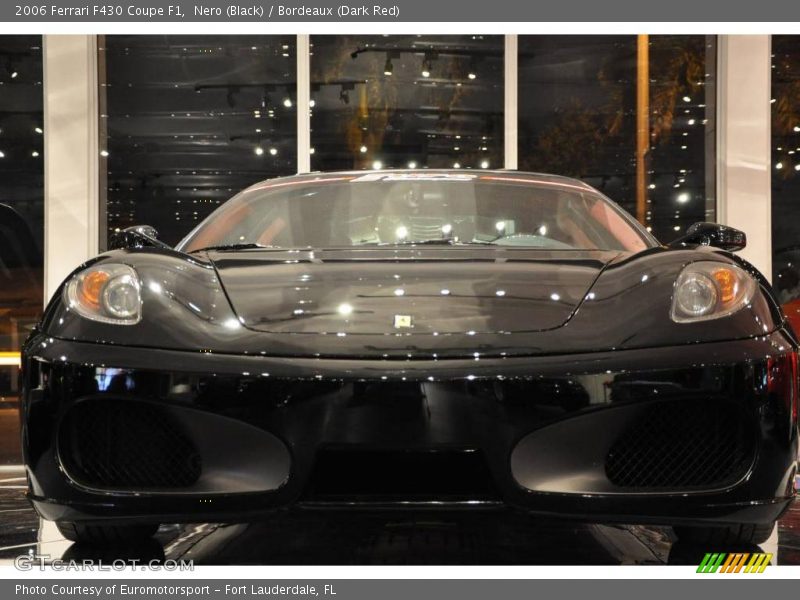 Nero (Black) / Bordeaux (Dark Red) 2006 Ferrari F430 Coupe F1