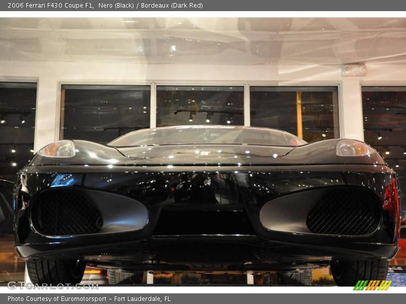 Nero (Black) / Bordeaux (Dark Red) 2006 Ferrari F430 Coupe F1