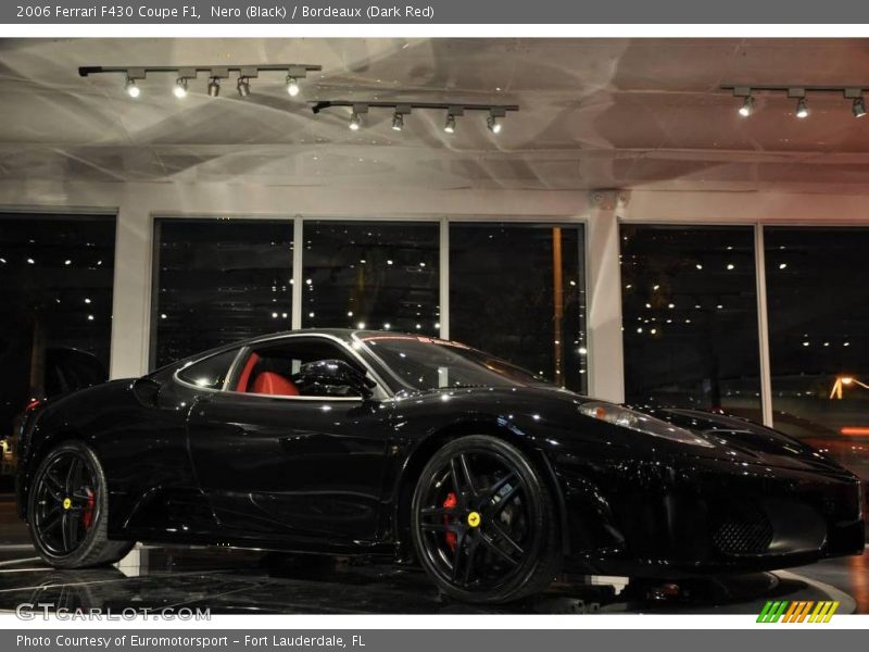 Nero (Black) / Bordeaux (Dark Red) 2006 Ferrari F430 Coupe F1