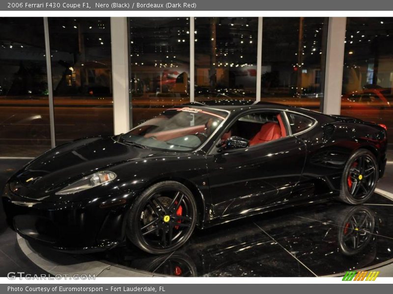 Nero (Black) / Bordeaux (Dark Red) 2006 Ferrari F430 Coupe F1