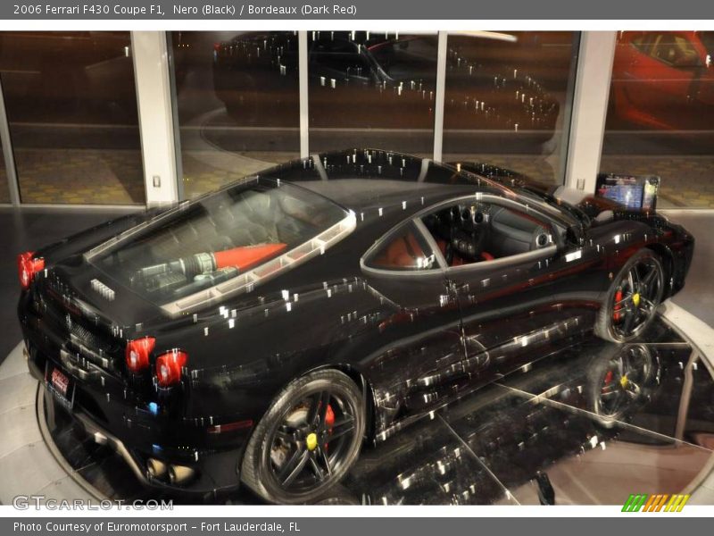 Nero (Black) / Bordeaux (Dark Red) 2006 Ferrari F430 Coupe F1