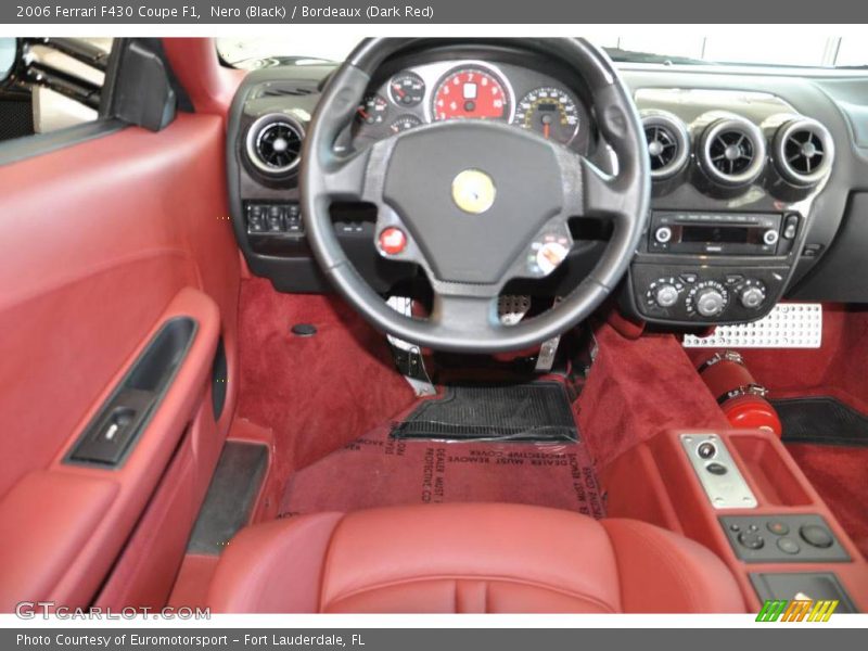 Nero (Black) / Bordeaux (Dark Red) 2006 Ferrari F430 Coupe F1