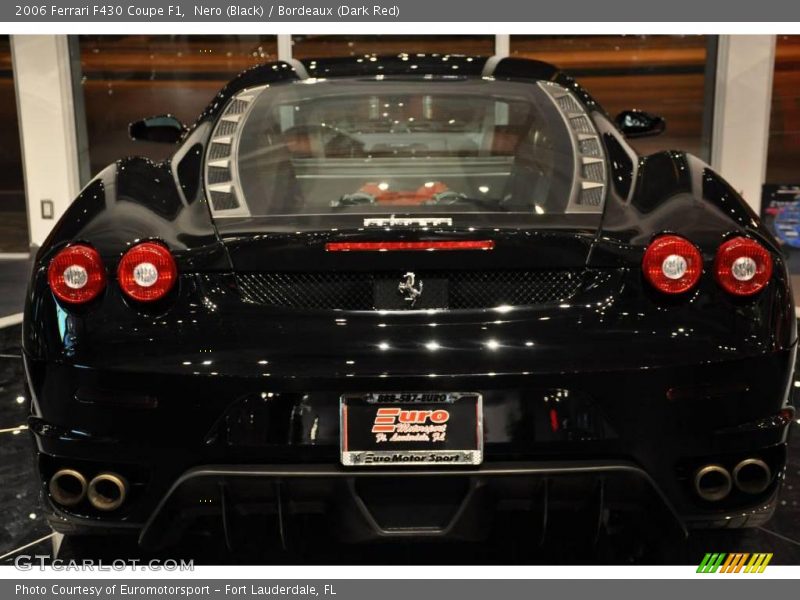 Nero (Black) / Bordeaux (Dark Red) 2006 Ferrari F430 Coupe F1