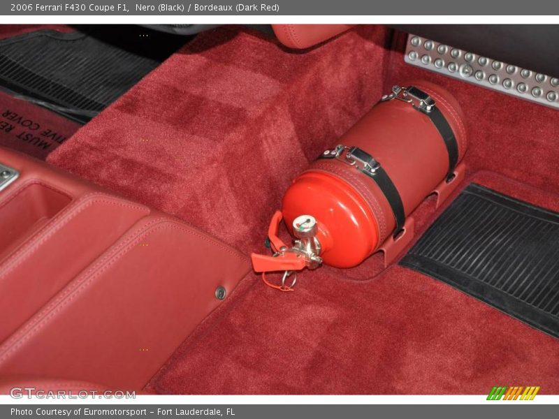Nero (Black) / Bordeaux (Dark Red) 2006 Ferrari F430 Coupe F1
