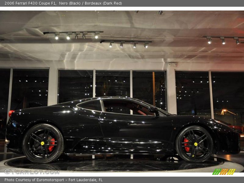 Nero (Black) / Bordeaux (Dark Red) 2006 Ferrari F430 Coupe F1