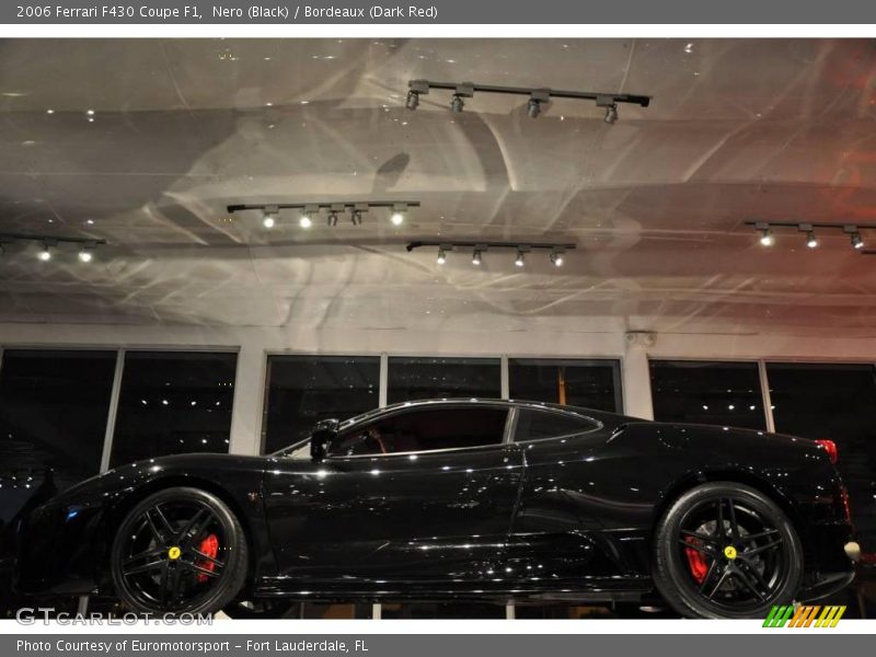 Nero (Black) / Bordeaux (Dark Red) 2006 Ferrari F430 Coupe F1