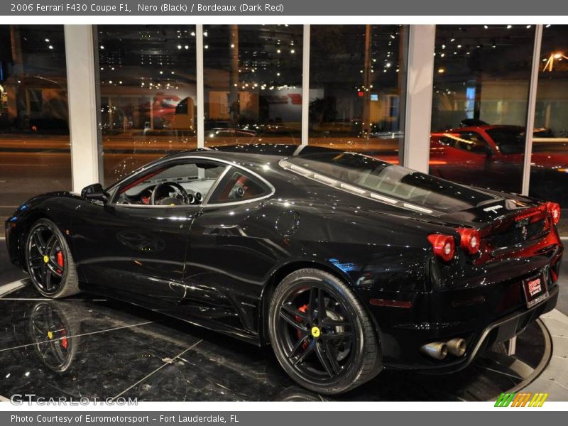 Nero (Black) / Bordeaux (Dark Red) 2006 Ferrari F430 Coupe F1