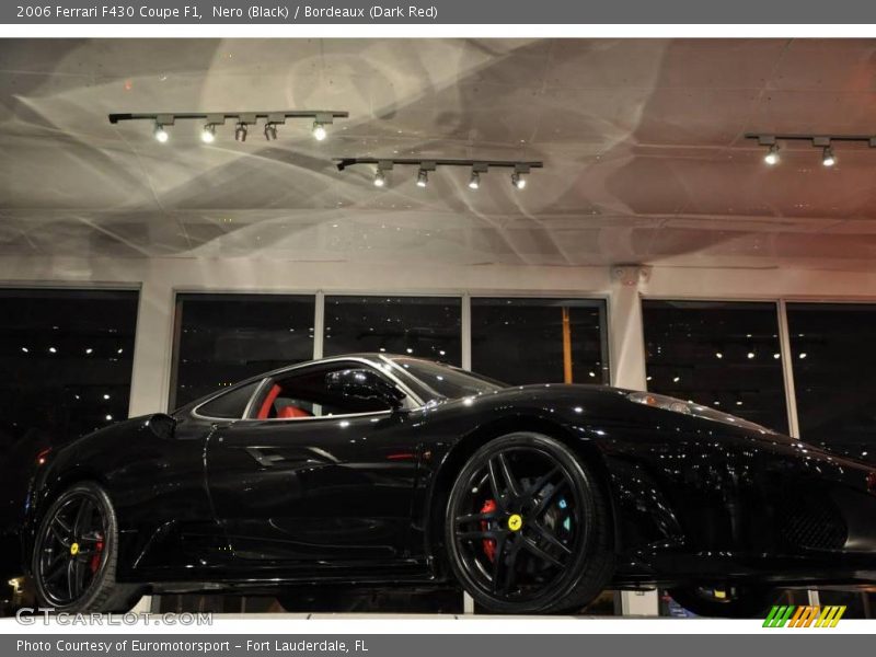 Nero (Black) / Bordeaux (Dark Red) 2006 Ferrari F430 Coupe F1