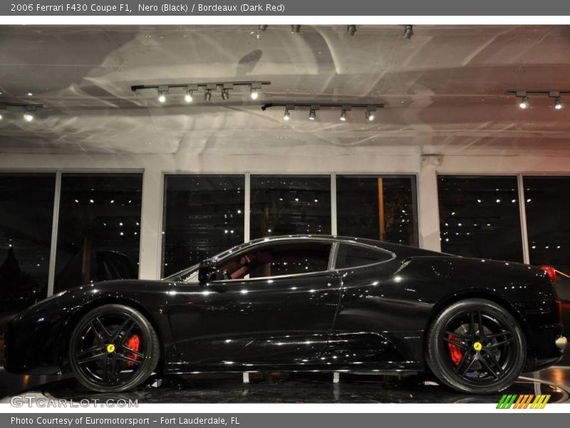 Nero (Black) / Bordeaux (Dark Red) 2006 Ferrari F430 Coupe F1