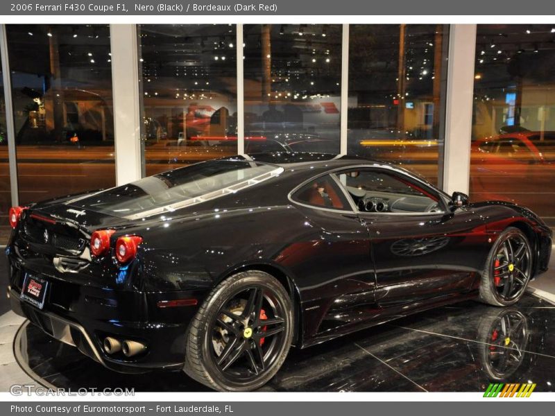Nero (Black) / Bordeaux (Dark Red) 2006 Ferrari F430 Coupe F1