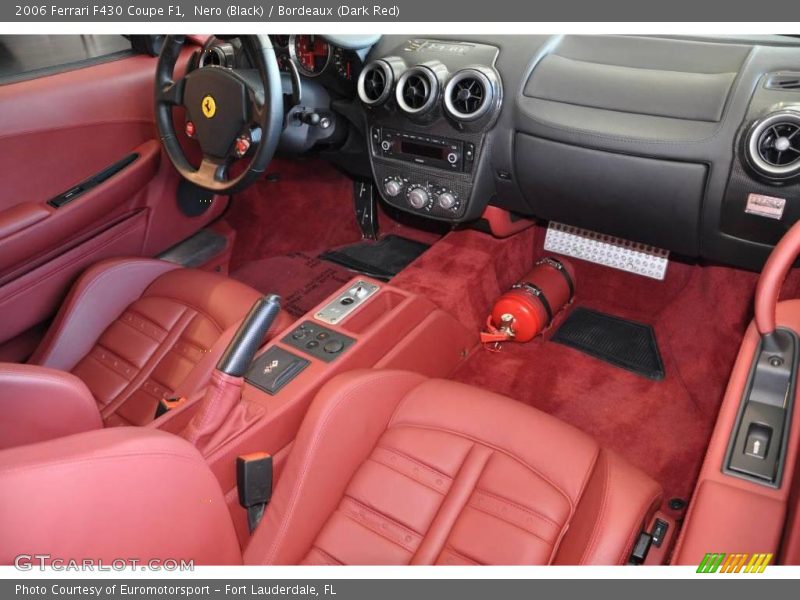 Nero (Black) / Bordeaux (Dark Red) 2006 Ferrari F430 Coupe F1