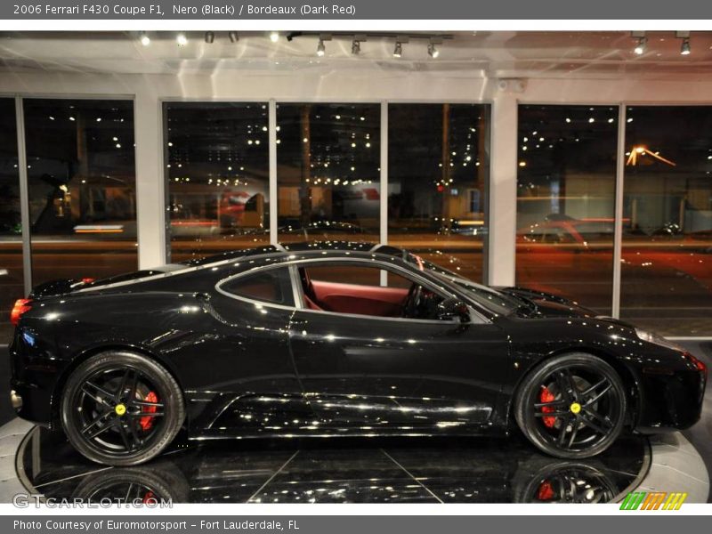 Nero (Black) / Bordeaux (Dark Red) 2006 Ferrari F430 Coupe F1