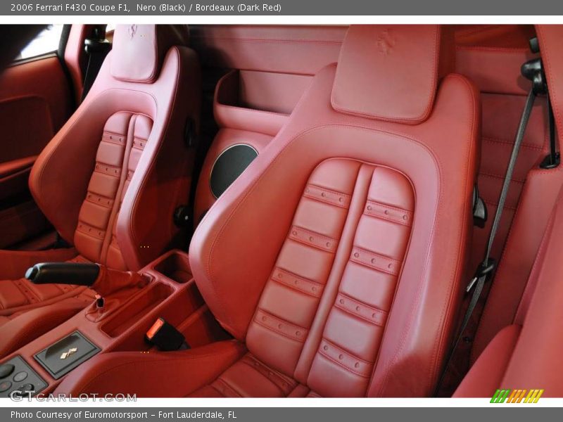 Nero (Black) / Bordeaux (Dark Red) 2006 Ferrari F430 Coupe F1