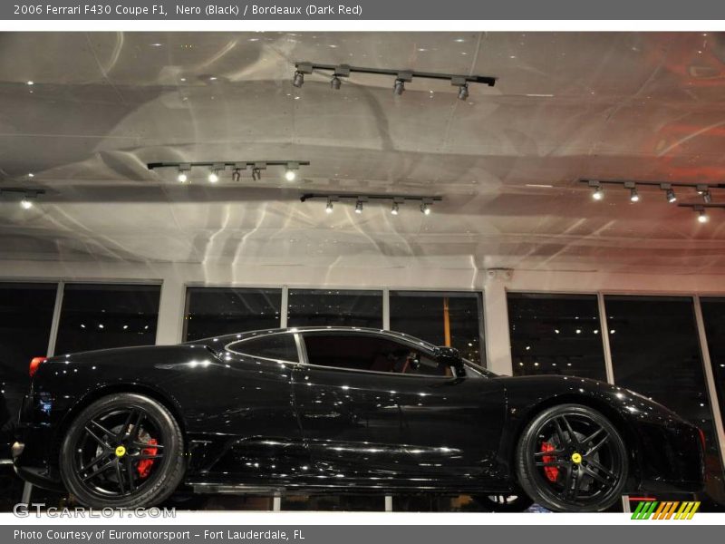 Nero (Black) / Bordeaux (Dark Red) 2006 Ferrari F430 Coupe F1