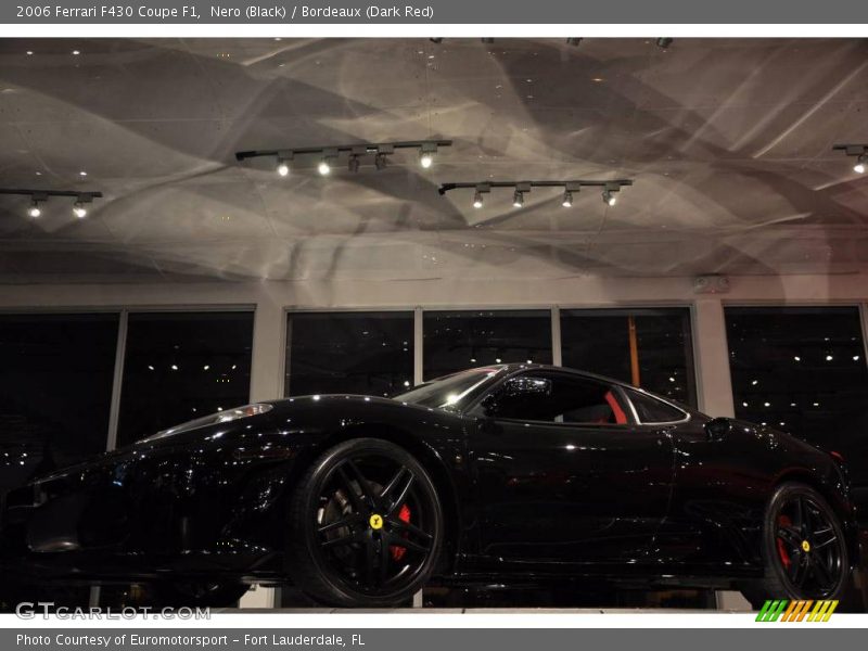 Nero (Black) / Bordeaux (Dark Red) 2006 Ferrari F430 Coupe F1