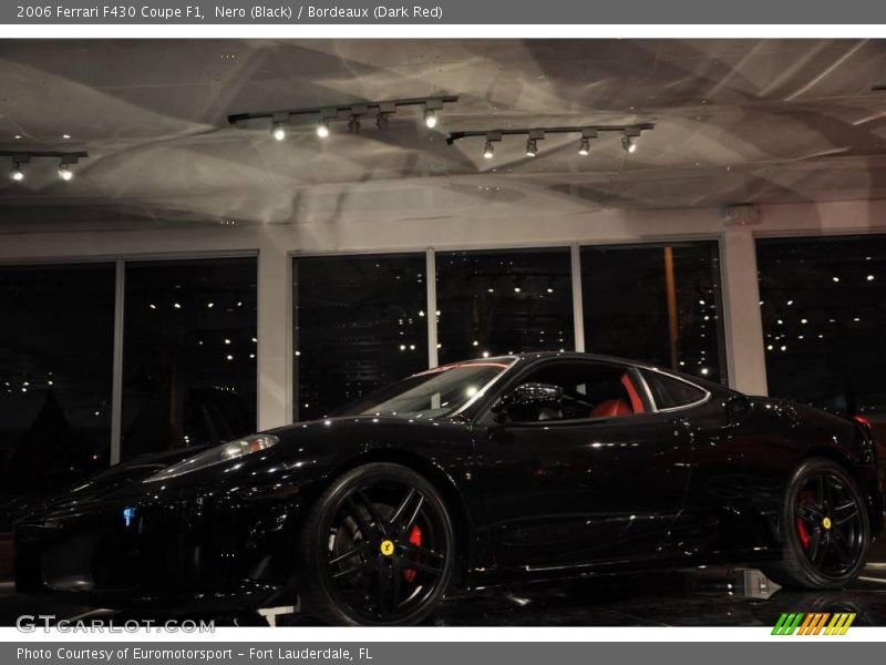 Nero (Black) / Bordeaux (Dark Red) 2006 Ferrari F430 Coupe F1