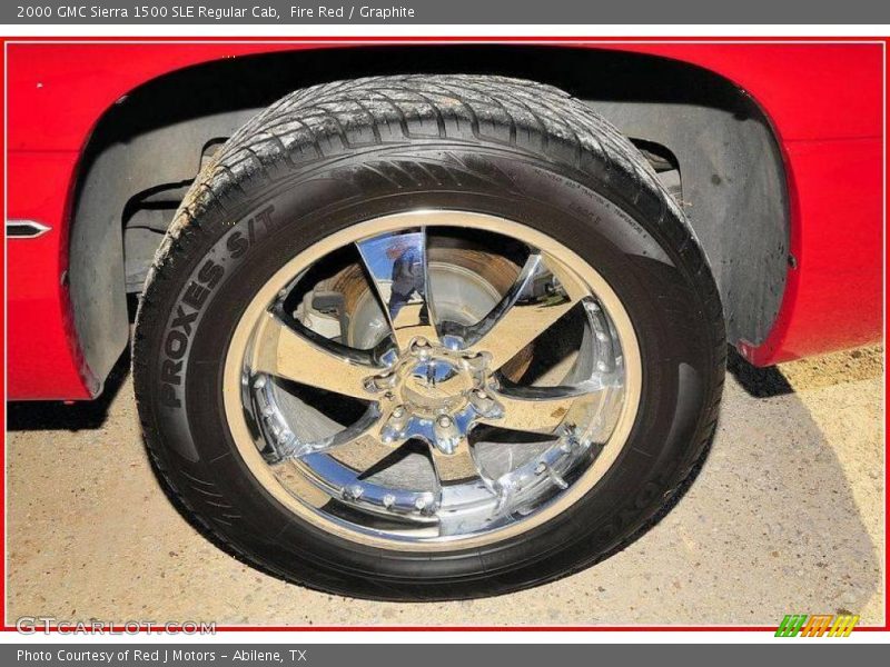 Fire Red / Graphite 2000 GMC Sierra 1500 SLE Regular Cab