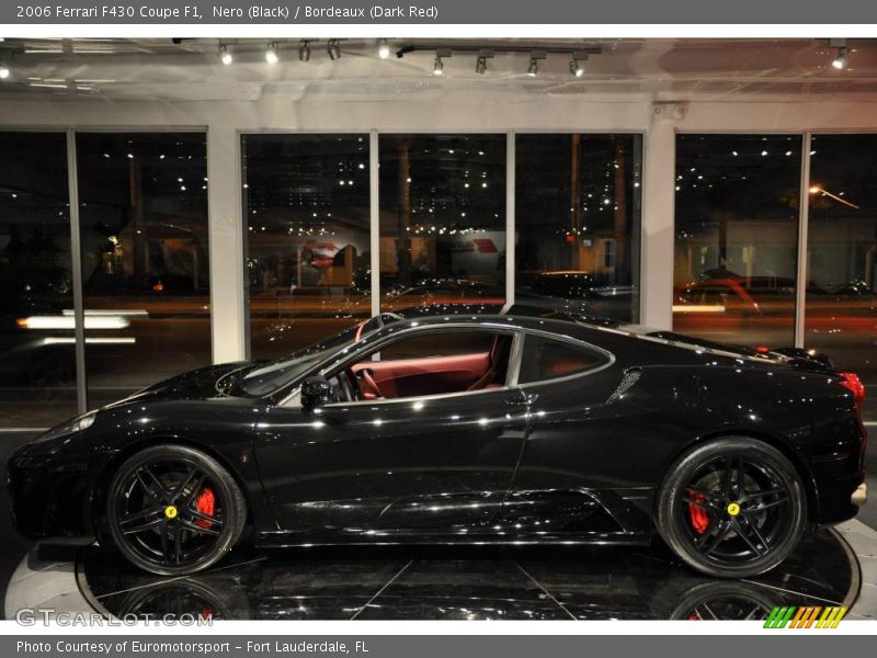 Nero (Black) / Bordeaux (Dark Red) 2006 Ferrari F430 Coupe F1