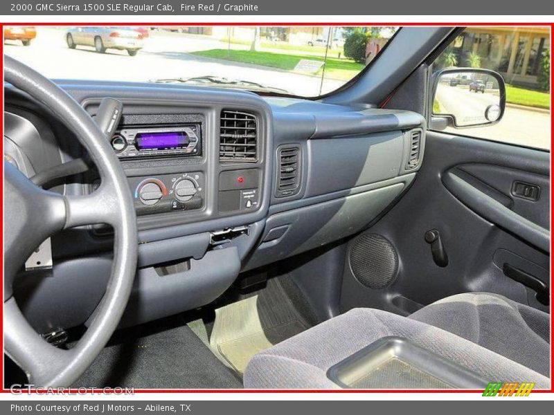 Fire Red / Graphite 2000 GMC Sierra 1500 SLE Regular Cab