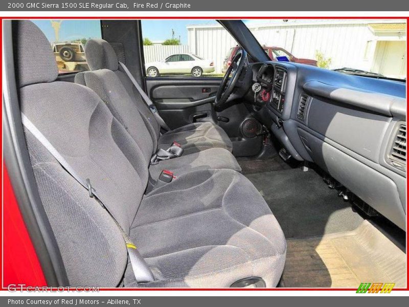 Fire Red / Graphite 2000 GMC Sierra 1500 SLE Regular Cab