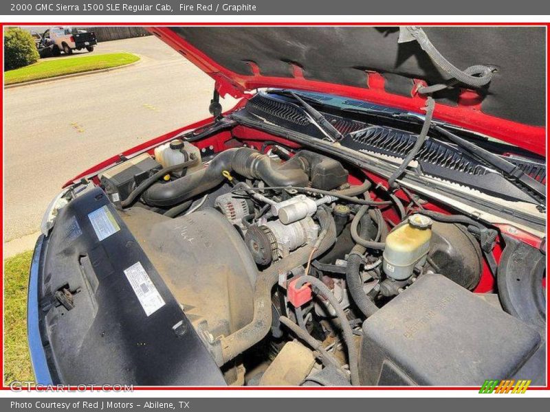 Fire Red / Graphite 2000 GMC Sierra 1500 SLE Regular Cab
