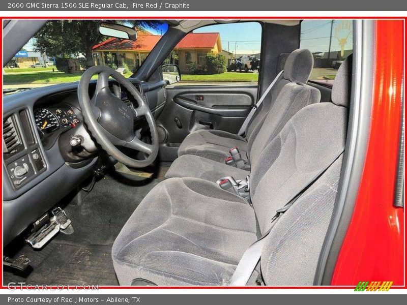 Fire Red / Graphite 2000 GMC Sierra 1500 SLE Regular Cab
