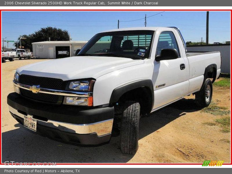 Summit White / Dark Charcoal 2006 Chevrolet Silverado 2500HD Work Truck Regular Cab