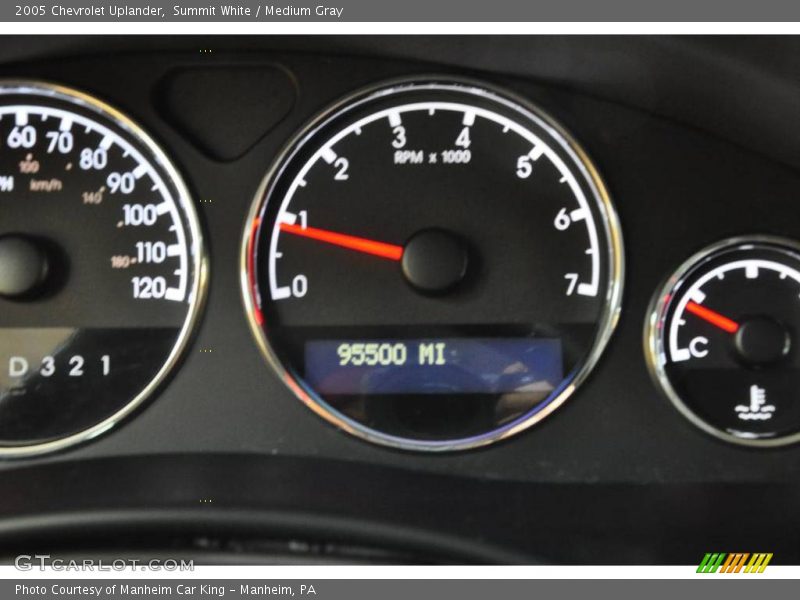 Summit White / Medium Gray 2005 Chevrolet Uplander