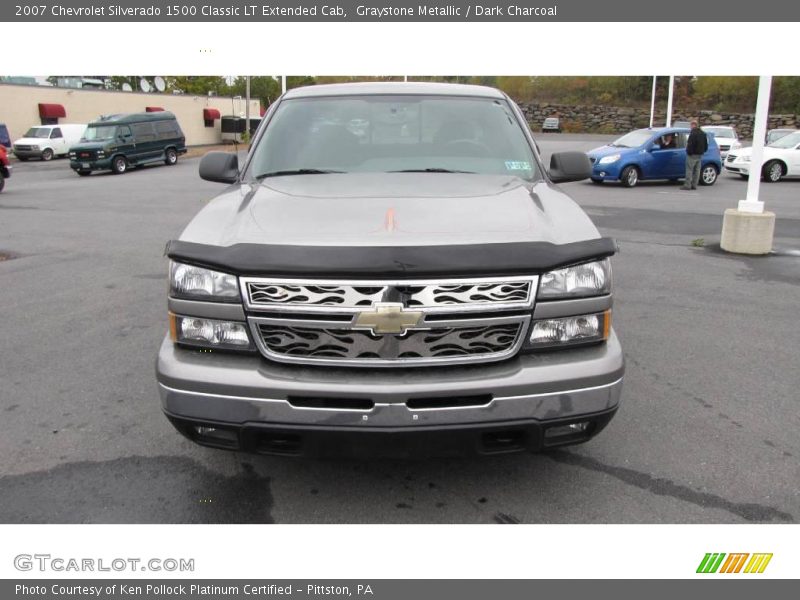 Graystone Metallic / Dark Charcoal 2007 Chevrolet Silverado 1500 Classic LT Extended Cab