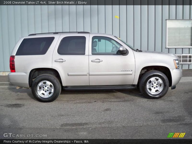 Silver Birch Metallic / Ebony 2008 Chevrolet Tahoe LT 4x4