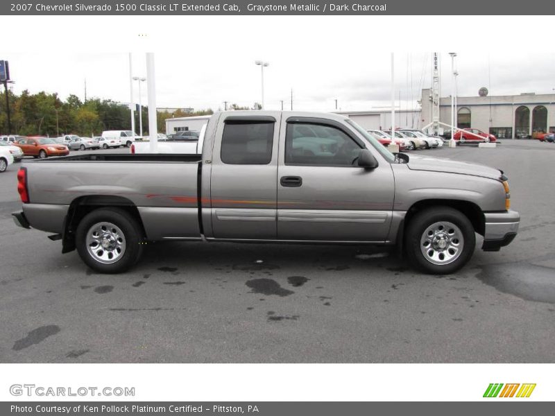 Graystone Metallic / Dark Charcoal 2007 Chevrolet Silverado 1500 Classic LT Extended Cab