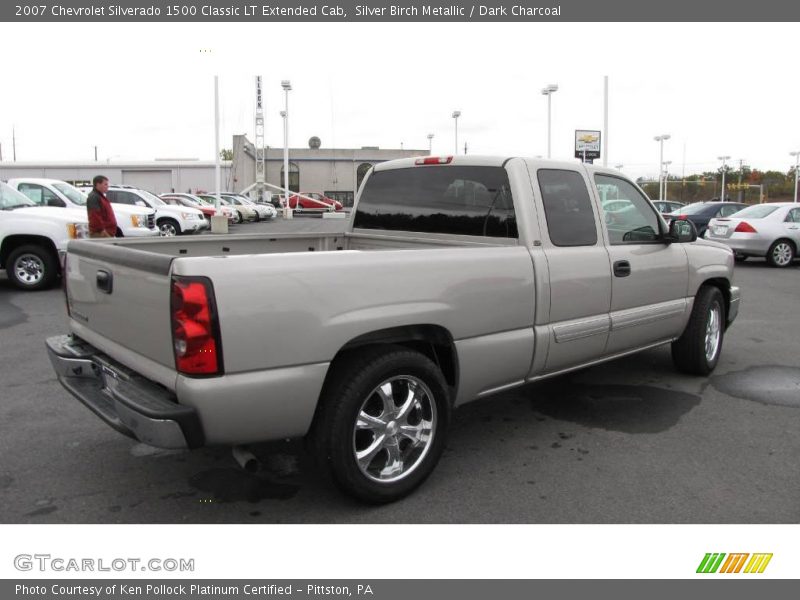 Silver Birch Metallic / Dark Charcoal 2007 Chevrolet Silverado 1500 Classic LT Extended Cab