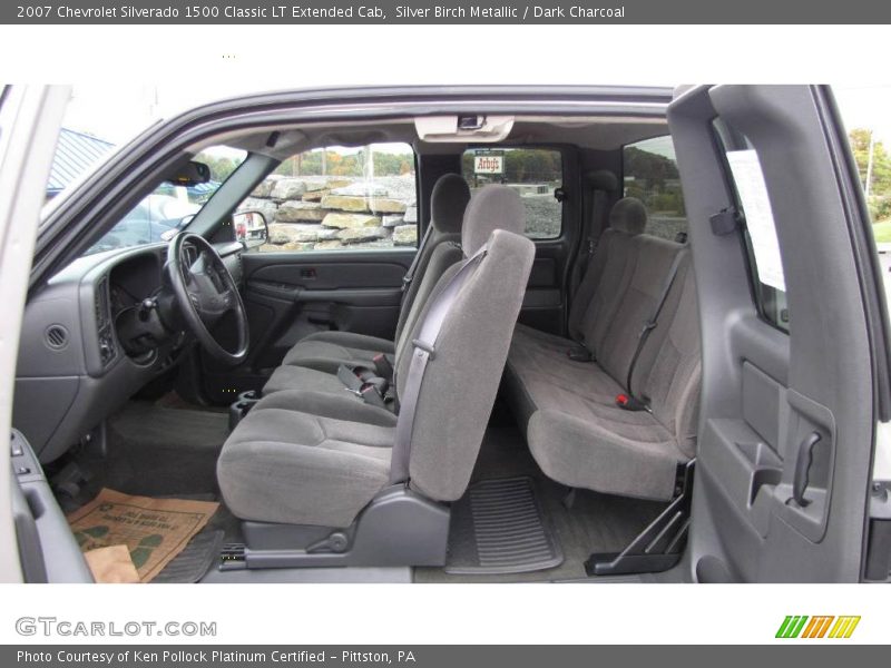 Silver Birch Metallic / Dark Charcoal 2007 Chevrolet Silverado 1500 Classic LT Extended Cab