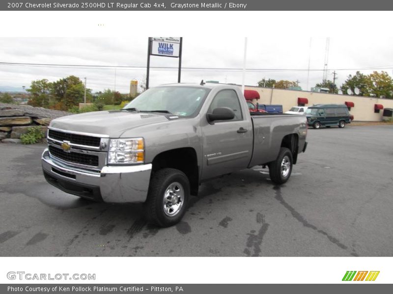 Graystone Metallic / Ebony 2007 Chevrolet Silverado 2500HD LT Regular Cab 4x4
