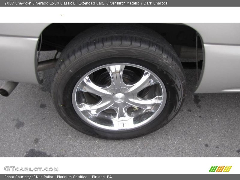 Silver Birch Metallic / Dark Charcoal 2007 Chevrolet Silverado 1500 Classic LT Extended Cab